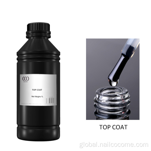 Nowipe Top Coat CCO factory soak off nowipe gel polish top coat super shiny Supplier